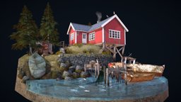 DAE Diorama - House by the Ocean dae, howest, daehowest, howestdae