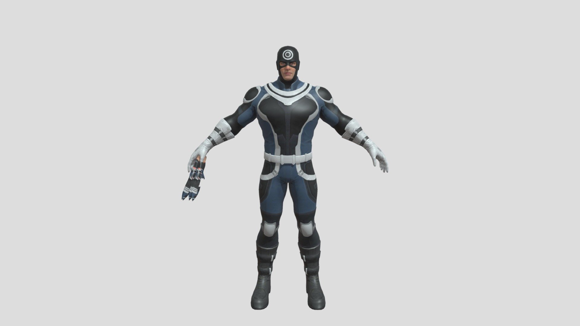 Bullseye is a supervillain appearing in American comic books published by Marvel Comics, This Model Is Well Textured Or Rigged, You Can Download It And Can Use On Your Animations

File Format : 
•FBX
•PNG