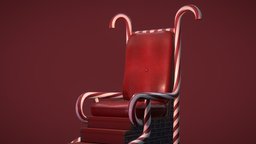 Santa's Chair cushion, santa, seat, christmas, holiday, mall, chair, holiday2020challenge