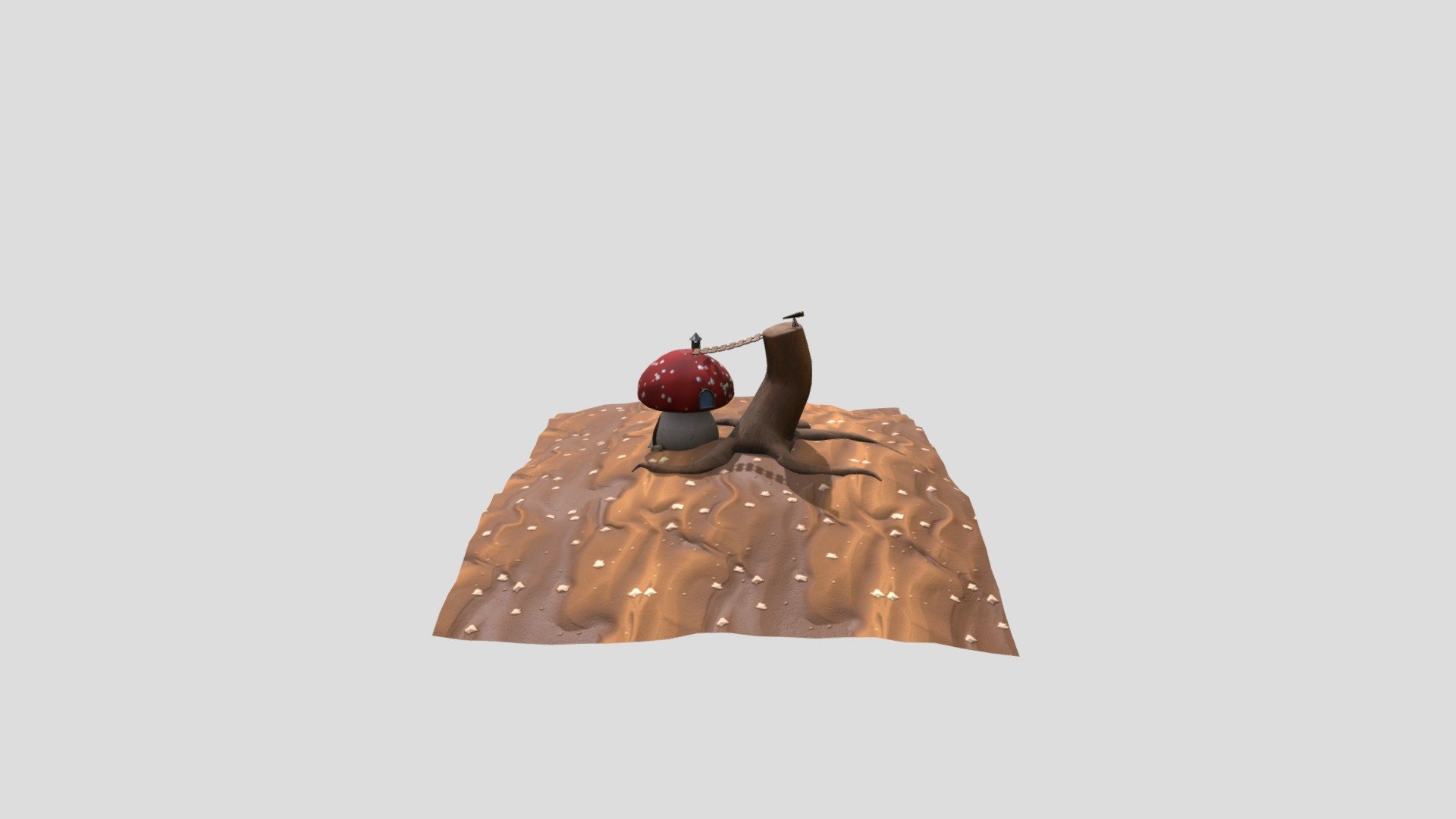 School Project (2 Materials + Ground)
