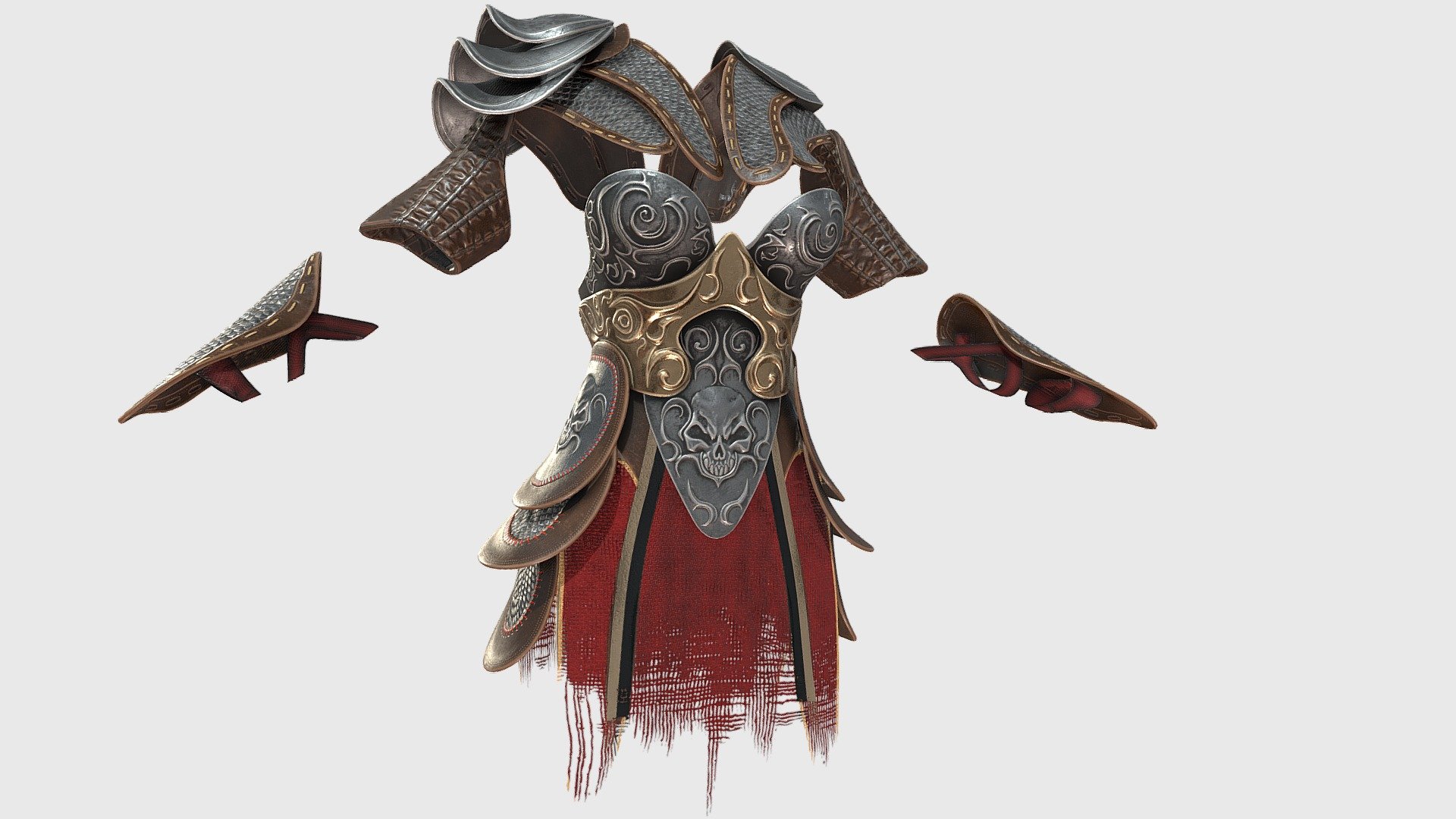 Inspired by a scene in the Northman of a female Valyrie leading the warrior to Valhala 

made using 
Maya
Zbrush
Substance Painter