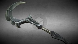 Reaper Soraka Scythe reaper, lol, support, scythe, leagueoflegends, healer, weapon, maya, photoshop, magic