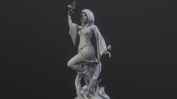 Nocturnal 3D printable figure 3dprinting, skyrim, elderscrolls, 3dprint, gameart