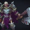 Skeleton Warrior skeleton, warrior, bone, dead, undead, stylised, skelet, handpainted, skull, axe, creature, stylized, zombie