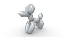 Balloon Dog cute, dog, toy, balloon, art, animal, sculpture