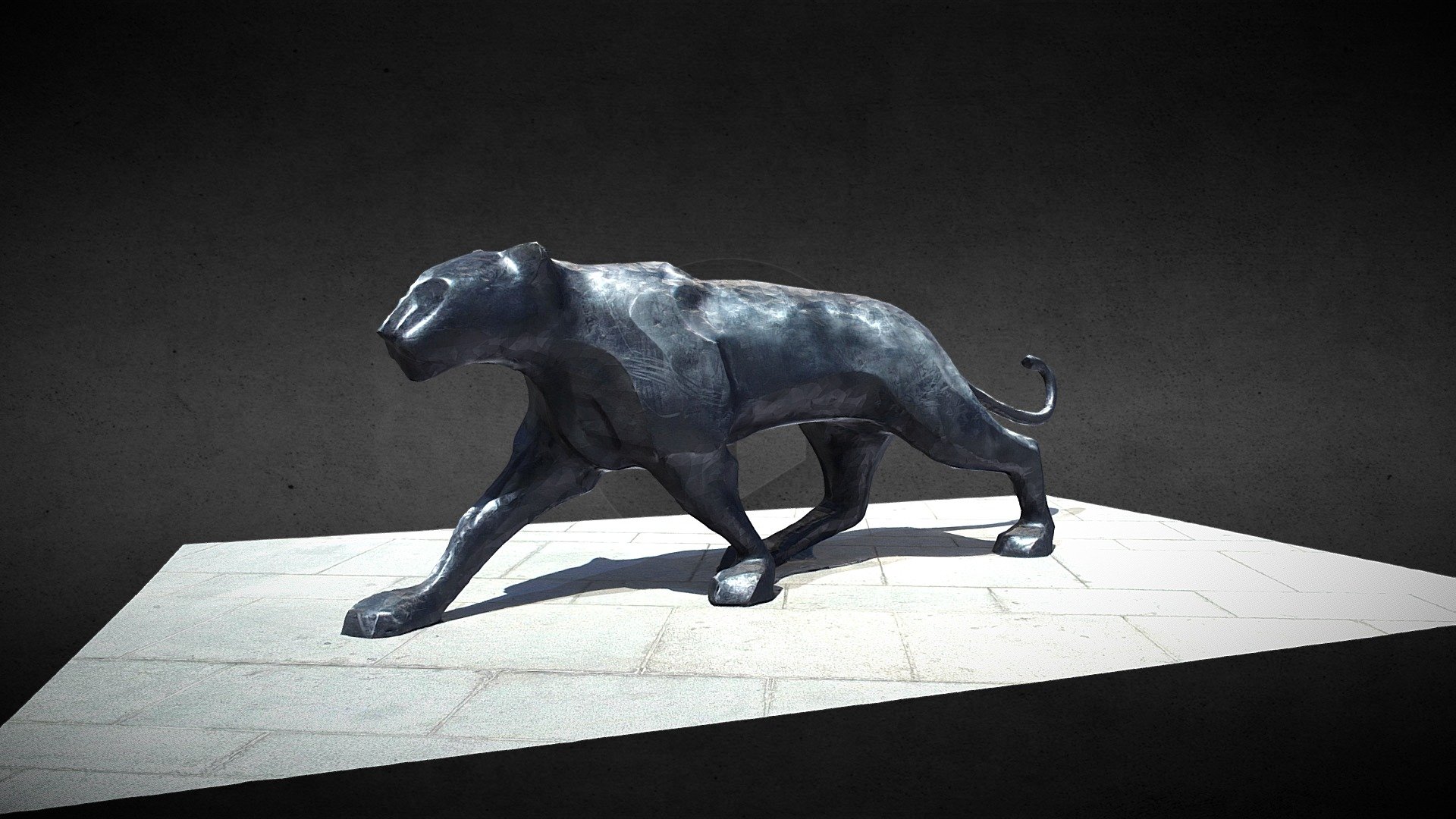 Bronze Sculpture - Black Panther（静安雕塑公园2018年展品）