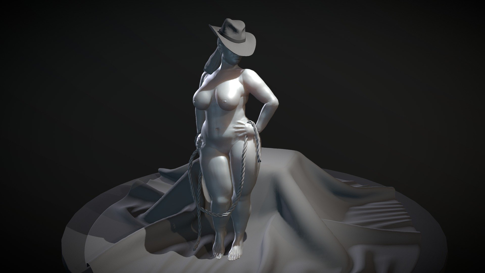 Curvy Model

Maya, ZBrush, OBJ, STL and FBX files included. Clean topology and UV maps laid out for all objects. 

Files:
OBJ (compatible will 3D Studio Max, C4D, Blender and more)
FBX (compatible will 3D Studio Max, C4D, Blender and more)
STL (for 3D printing) (W: 56mm, H 24mm, D 56mm)
MB (Native Maya 2018, Arnold)