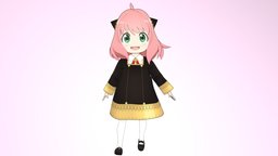 SPY×FAMILY - Anya Forger animegirl, blender, blender3d, anime