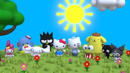 Hello Kitty and Friends cat, cute, printing, hello, kitty, frog, penguin, pink, 3dprinting, my, print, melody, kawaii, printable, tux, hellokitty, tuxedo, keroppi, pom, pompom, maru, printable-model, sanrio, 3dprint, 3d, pompompurin, purin, mymelody, kuromi, cinnamoroll, chococat, tuxedosam, noai, cinnamorollsanrio, badtzmaru, badtz