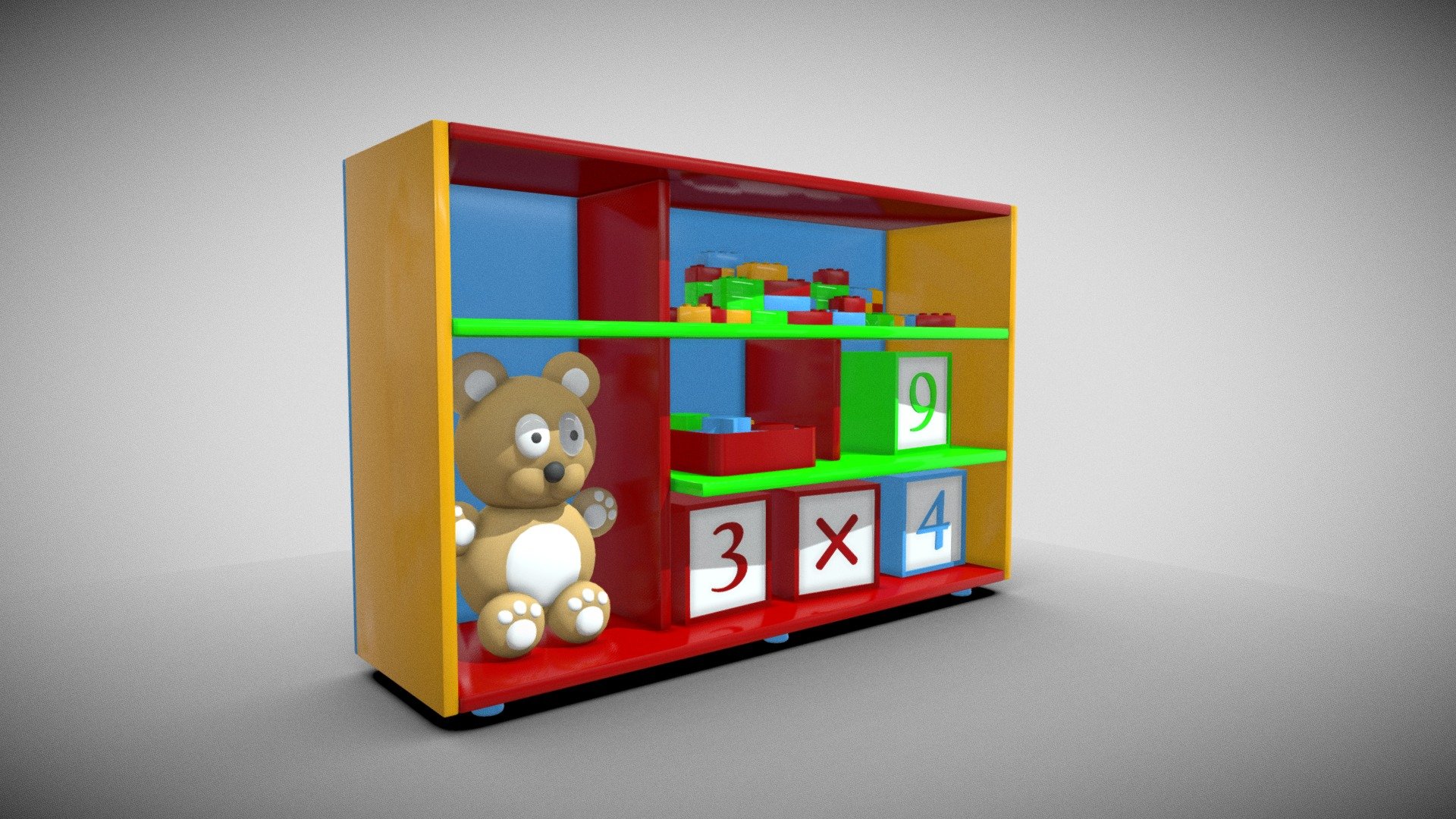 Child Room Closet can be an impressive element for your projects.
low polygon, fast rendering, realistic appearance, realistic coating.