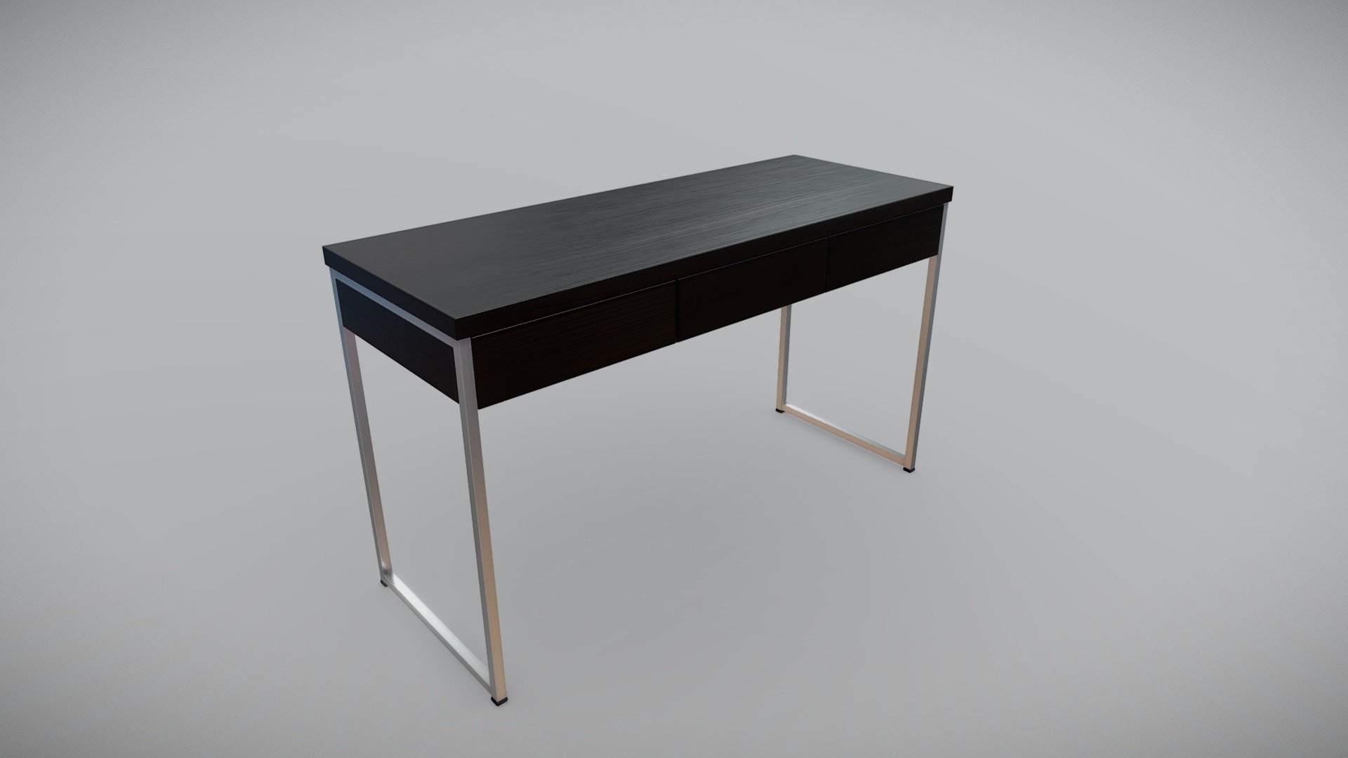 Modern desk with PBR texture set.
.FBX file is in the additional archive.