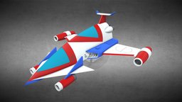 Sky Arrow fighter, danguard, manga, sketchup, anime, spaceship