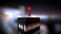 Spiderman repose loop comics, chibi, spider, marvel, spiderman, spidi, ecvcesde, 3dcesde, cesde3d, animacion3dcesde, spidermanchibi