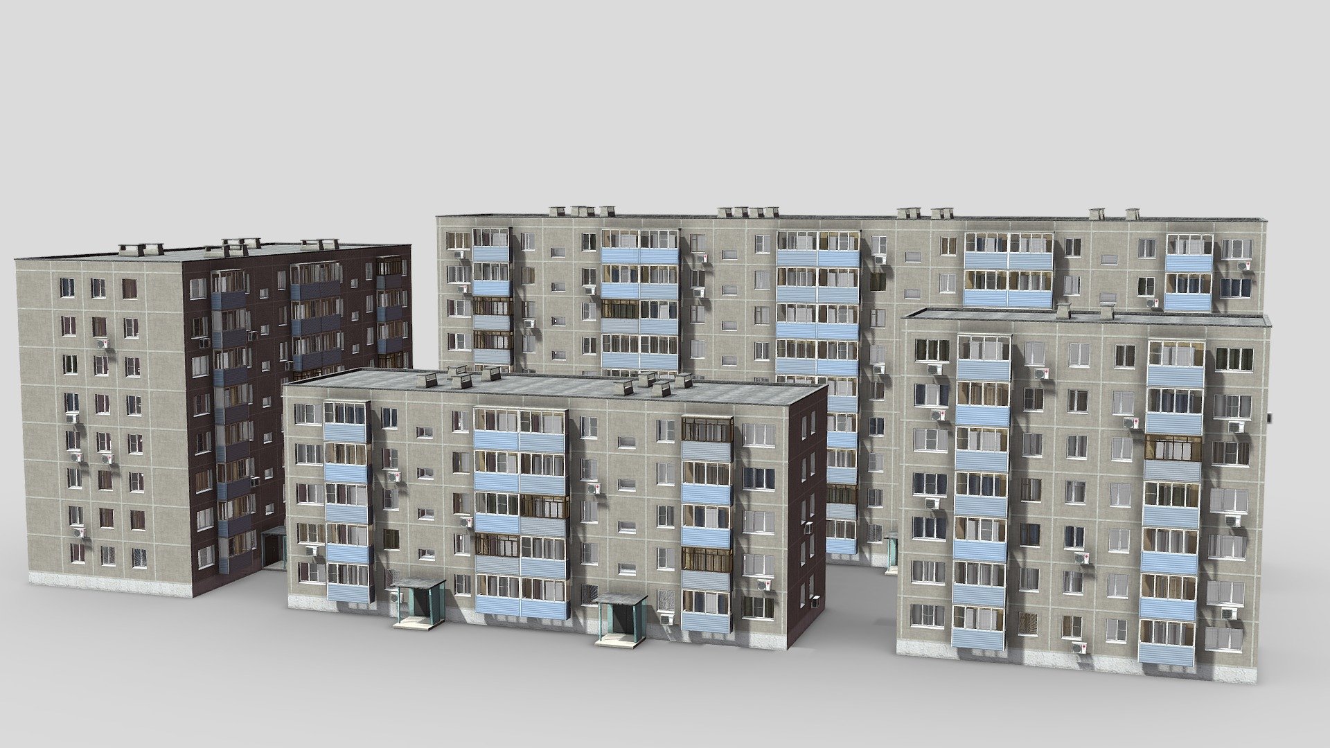Procedural Soviet Building Generator\nhttps://youtu.be/EWNByqUu57w\nmade in Blender
