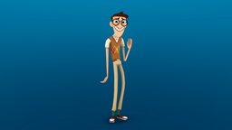 Hotel T - Donald Cartwright toon, hotel, videogame, vampire, comedy, humor, dracula, video-games, tvshow, tvseries, character, low-poly, cartoon, game, lowpoly, gameart, creature, monster, human, halloween, funny, pixelart