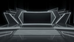 Virtual event stage baked virtual, set, platform, event, stage, baked, vr, corporate, events, podium, lighting, virtualevent, virtual-event