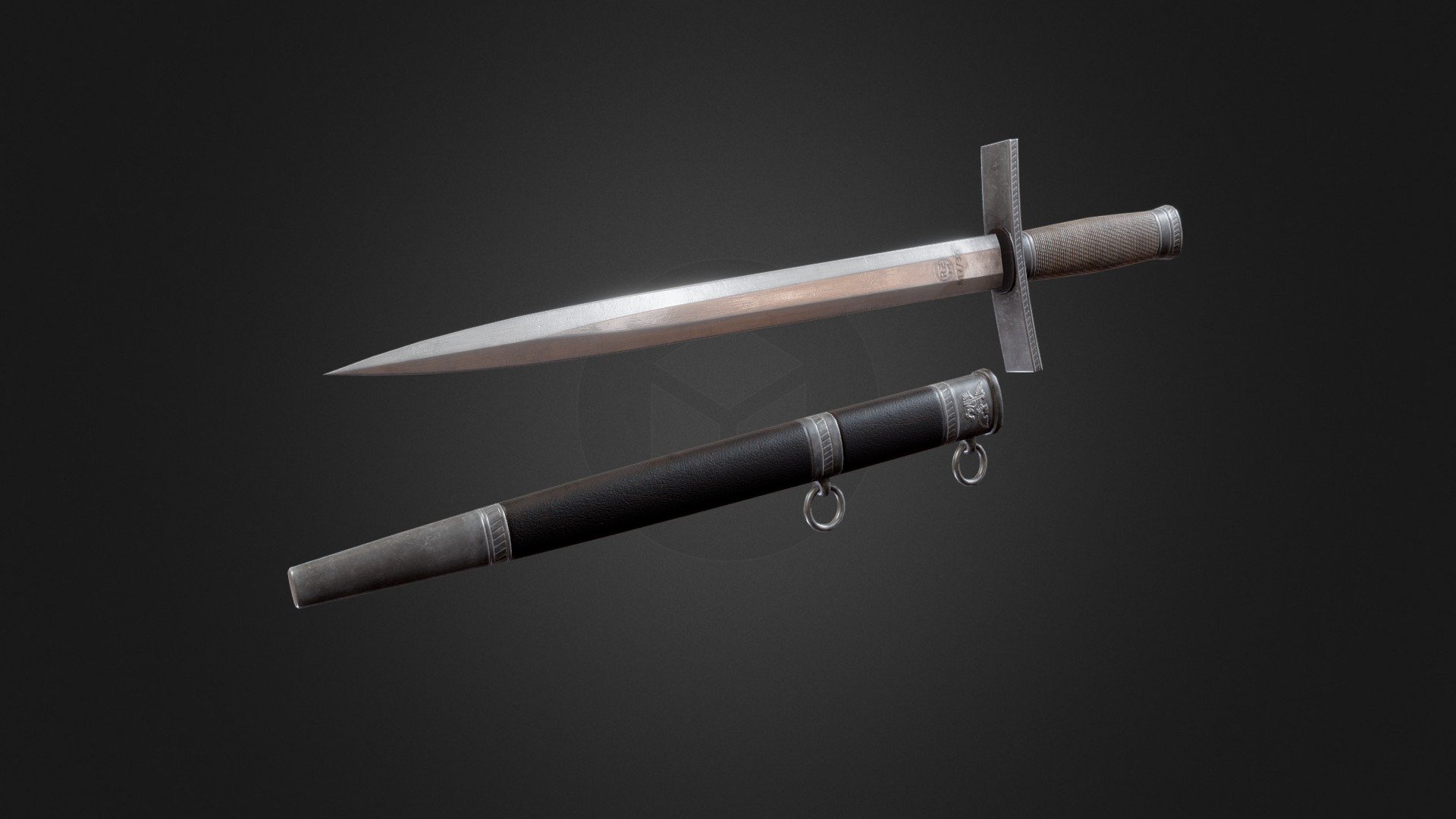 Game ready WW2 German dagger