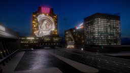 "Soviet Vibes" city block office, tower, square, skyline, down, soviet, block, punk, modernist, retro, urban, blocks, highway, road, concrete, level, cyber, cyberpunk, skyscraper, russia, highrise, town, modernism, ussr, terminal, wave, brutalism, brutalist, lamppost, utopia, crossroads, architecture, glass, asset, design, sci-fi, futuristic, city, building, street, space, environment