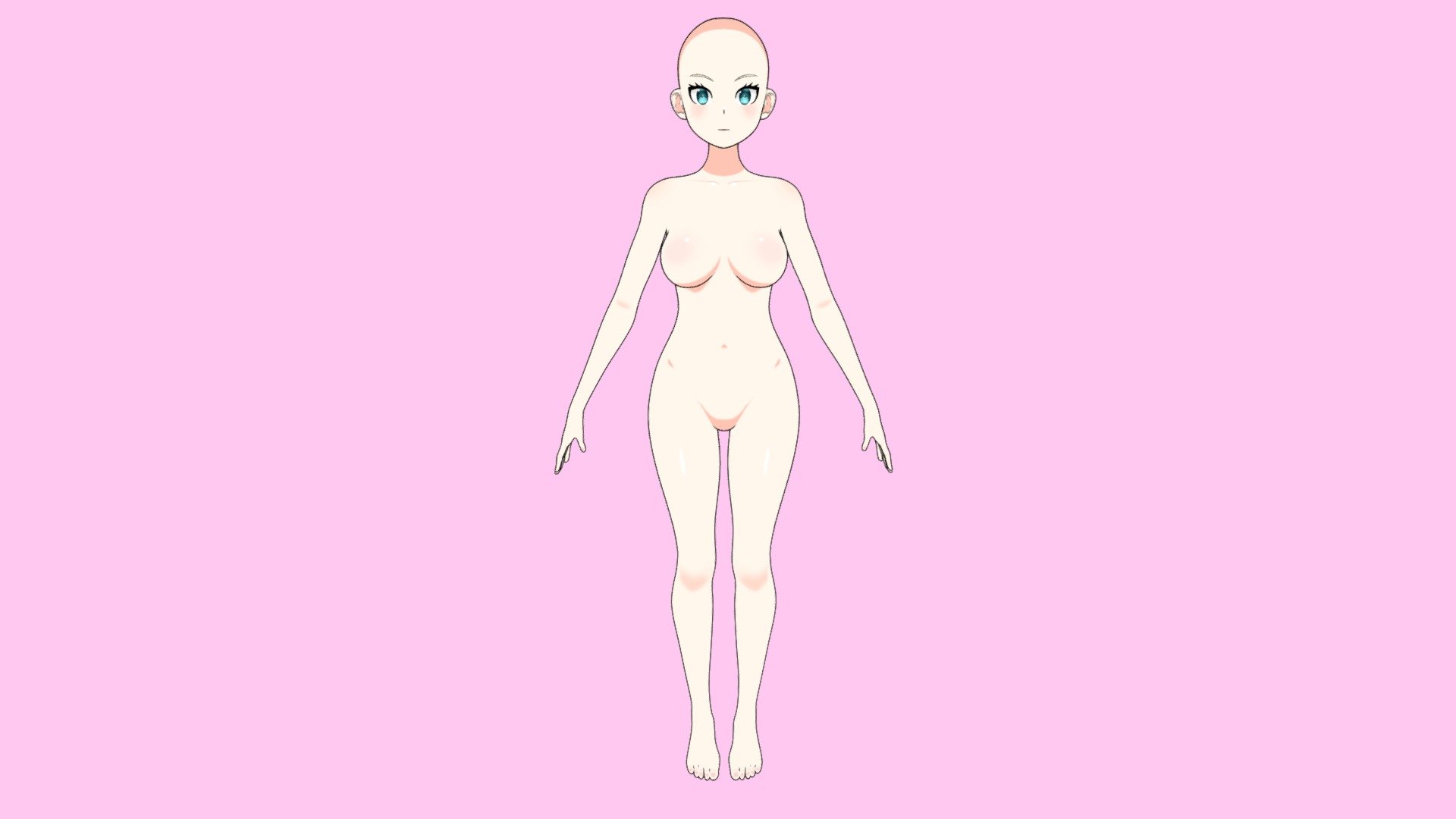 


✨ Base Mesh for Anime Models

Start creating your own anime-inspired characters with this versatile and optimized base mesh.

📦 What’s Included:




.Blend (Blender 3.5)

.Textures

.Rigged(Auto rig pro)

🎨 Variants Available:

1x Female base v2 - FULLBODY: Click here

1x Female base v3 - FULLBODY: Click here

3x Female bases - FULLBODY: Click here



📅 Updates:




26/10/2023: Added a simple face rig



📹 Media Gallery:




Video demo [+18] : Click here

Anime male - base mesh : Click here 

Subdivision and Solidify Disabled:



