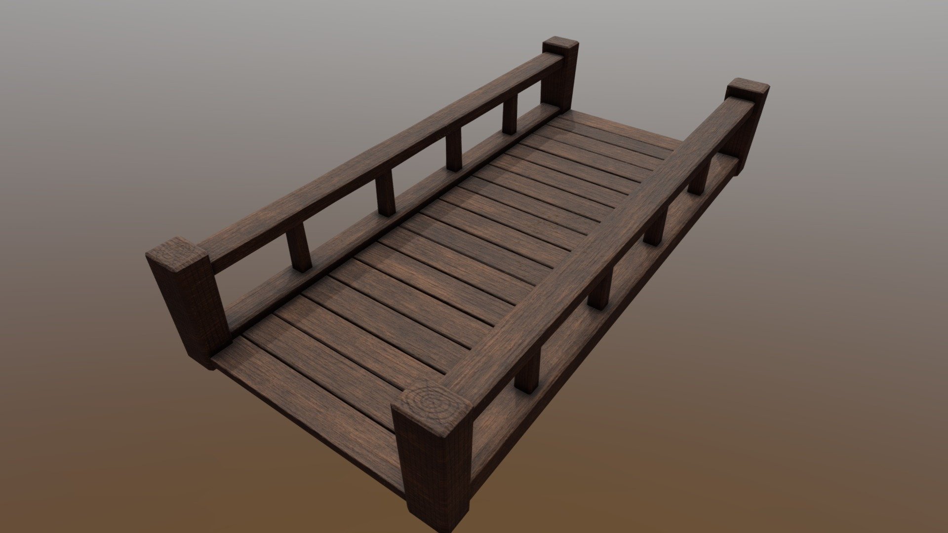 I didn't spend a lot of time making this. it was a simple Bridge from one of my old projects. it was a background asset on the project so I didn't spend a lot of time on detailed texturing. you can use this for your commercial or personal uses if you need it.