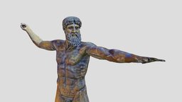 Greek statue pose, 3d-scan, university, zeus, god, collection, reconstruction, uk, 3dscanning, cambridge, statue, poseidon, human-body, anatomy-reference, classical-era, ancient-greece, plaster-cast, photogrammetry, art, archaeology, sculpture, war, museum-collection, noai
