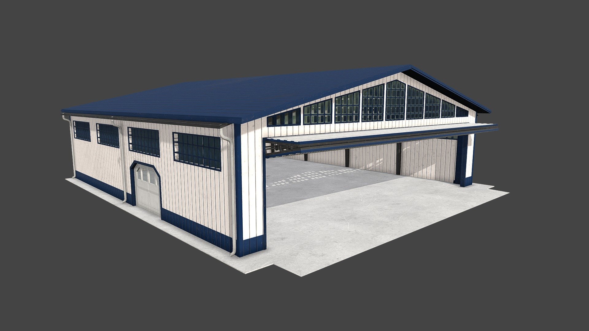 Features:




Low poly

Optimized

Game ready

Easy to modify

Door rigged to open and close easily with animation included

Separated and nomed parts

All formats tested and working

All Textures included and material applied

Textures MetalRough and SpecGloss 4096x4096
