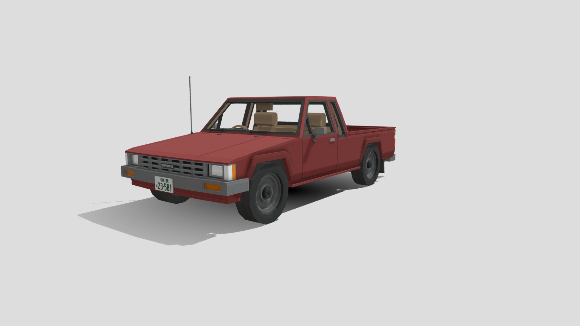 Replica of a 4th gen. Toyota Hilux for Minecraft: Bedrock Edition, as suggested by PalmaGamer. To be used for my MCPE addon to be posted on MCPEDL.