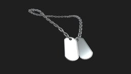 Military Necklace neck, cloth, fighter, soldier, army, jewelry, pendant, accessories, clothes, accessory, metal, chain, necklace, character, military, sculpture, clothing
