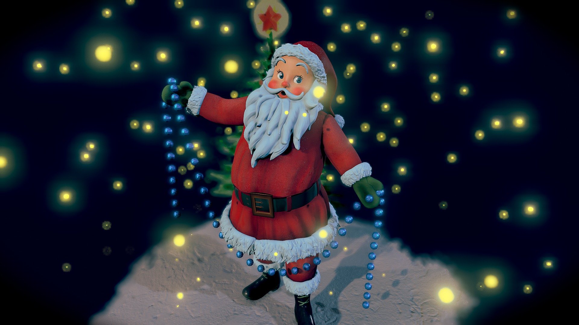 Merry christmas and happy new year everyone!!!
wish you all much creativity )))
testing Mayas auto retopology

Inspired by a retro postcard