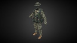 MOS 0311 USMC Rifleman vest, usmc, carrier, equipment, fighting, load, sds, rifleman, flc, marpat, 0311, utilitypouch, waistpack, patrolpack
