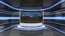 Virtual Studio TV virtual, tv, studios, studio, setup, camera, eevee, low-poly-model, render, low-poly, 3d, blender, pbr, lowpoly, 3dmodel, cycles, light