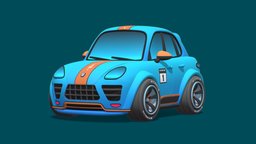 Porsche Macan - Kaban porsche, vehicles, toon, b3d, automotive, tuning, eevee, cartooncar, hamann, toonshader, macan, cartoon, blender, blender3d, stylized