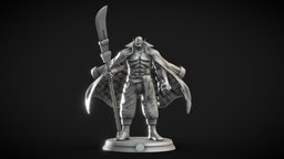 Edward Newgate the White Beard (With STL Files) stl, one, piece, statue, yonkou, whitebeard, anime, onepiece, edwardnewgate