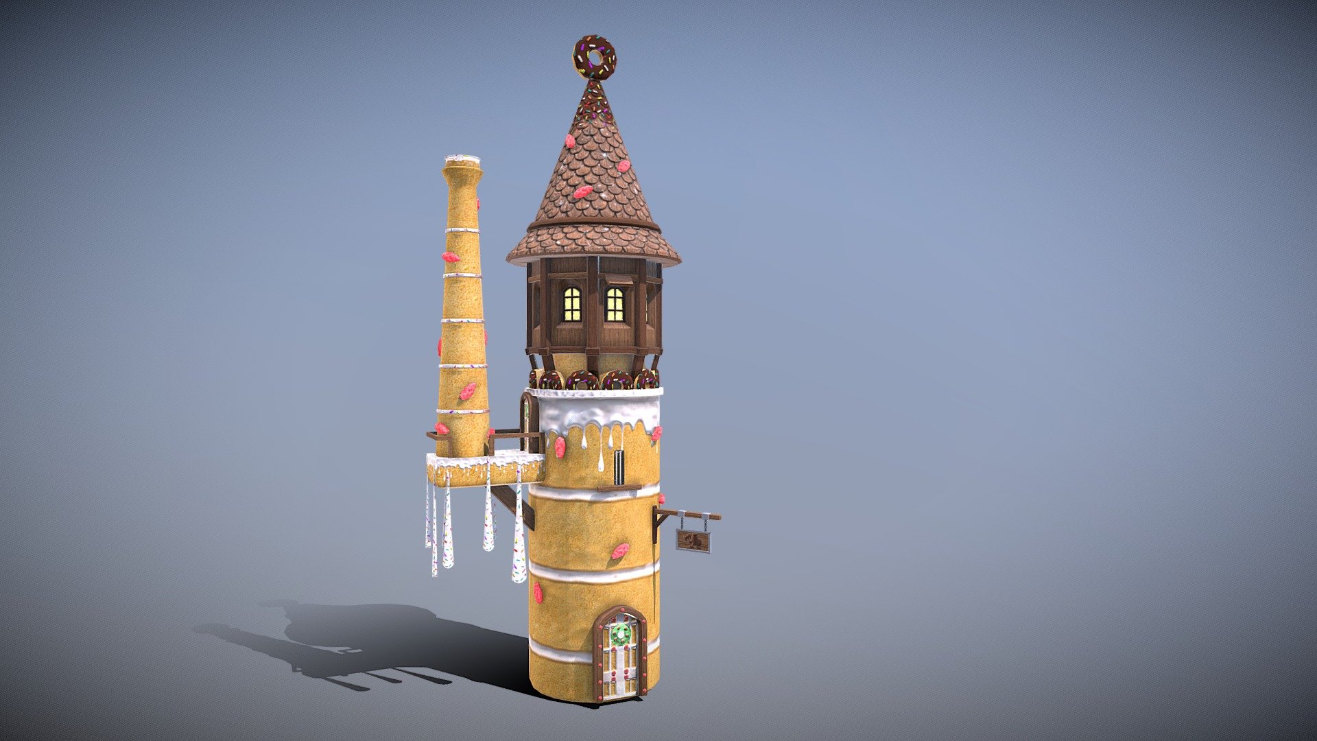 Hello guys! This is a Cake Tower that is a scenario piece from the Food War TD game. Follow my social medias to know more about the development of Food War TD!

https://www.facebook.com/williammarquesproductions/?view_public_for=2012017748921767

https://www.artstation.com/williamornelas

https://www.instagram.com/wmarques_art/?hl=pt