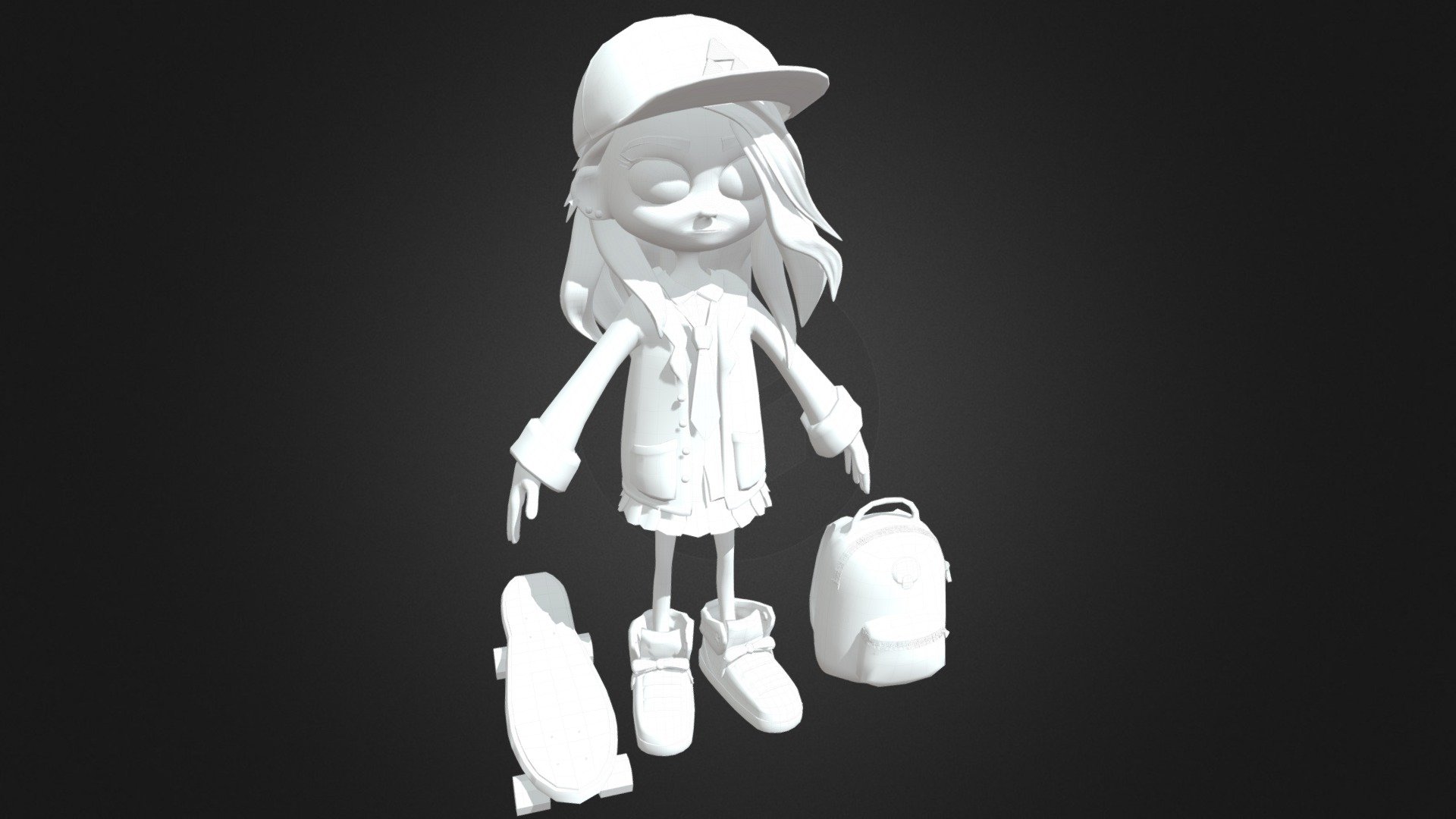 I started this new project of making a cartoon character! At the moment I created the basic low poly mesh and added some details with zbrush. Soon I'll upload the final render with all the textures, stay tunned

Project made in Animum Creativity Advanced school.

🖤 Visit all my links for more works: https://linktr.ee/yukitori