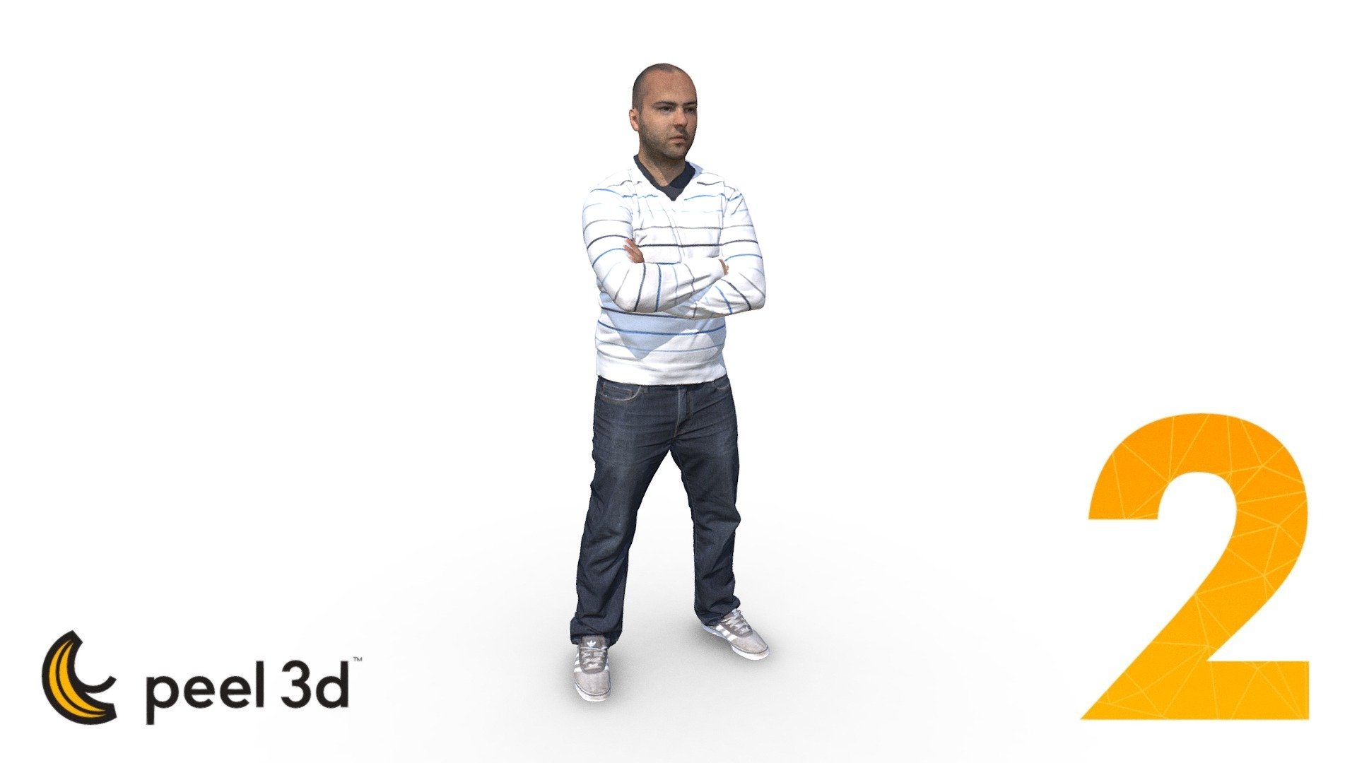 This is David scanned with a peel 2. I know, I know, he looks very serious but he's actually quite fun 😆

For more information on peel 2, visit our website: peel-3d.com