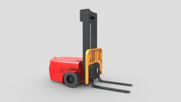 Robot Forklift lift, truck, pallet, jack, stand, warehouse, transport, forklift, loader, fork, store, equipment, pick, shipping, cargo, elevator, crane, load, carry, logistic, shop, robot