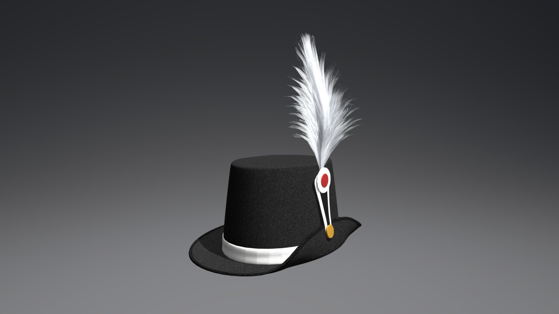 A fancy hat for horse carriage drivers.

*1 model (medium poly) with textures and materials.