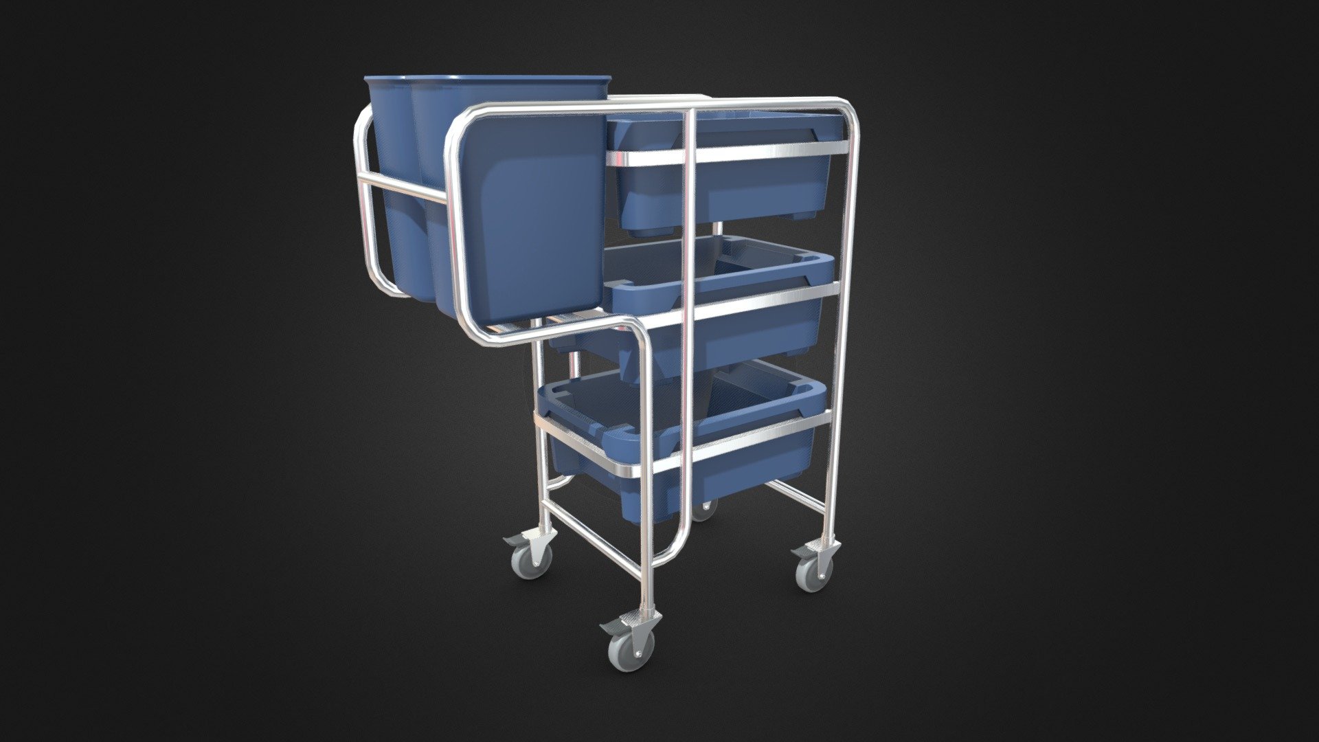 Collection Trolley 3D Model by ChakkitPP.




This model was developed in Blender 2.90.1

Unwrapped Non-overlapping and UV Mapping

Beveled Smooth Edges, No Subdivision modifier.


No Plugins used.




High Quality 3D Model.



High Resolution Textures.

Polygons 15494 / Vertices 15914

Textures Detail :




2K PBR textures : Base Color / Height / Metallic / Normal / Roughness / AO

File Includes : 




fbx, obj / mtl, stl, blend
