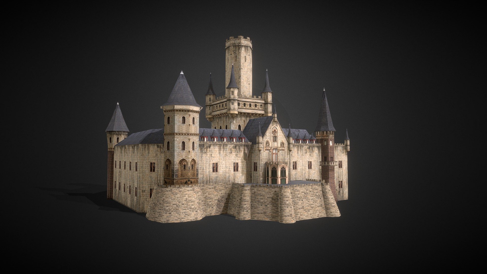 Marienburg Castle is a Gothic revival castle located in Lower Saxony, Germany.
I made it in Autodesk Maya it's a low poly game ready 3d model suitable for Unreal Engine &amp; Unity.

Please leave a comment and share your views on my work,

Thanks.