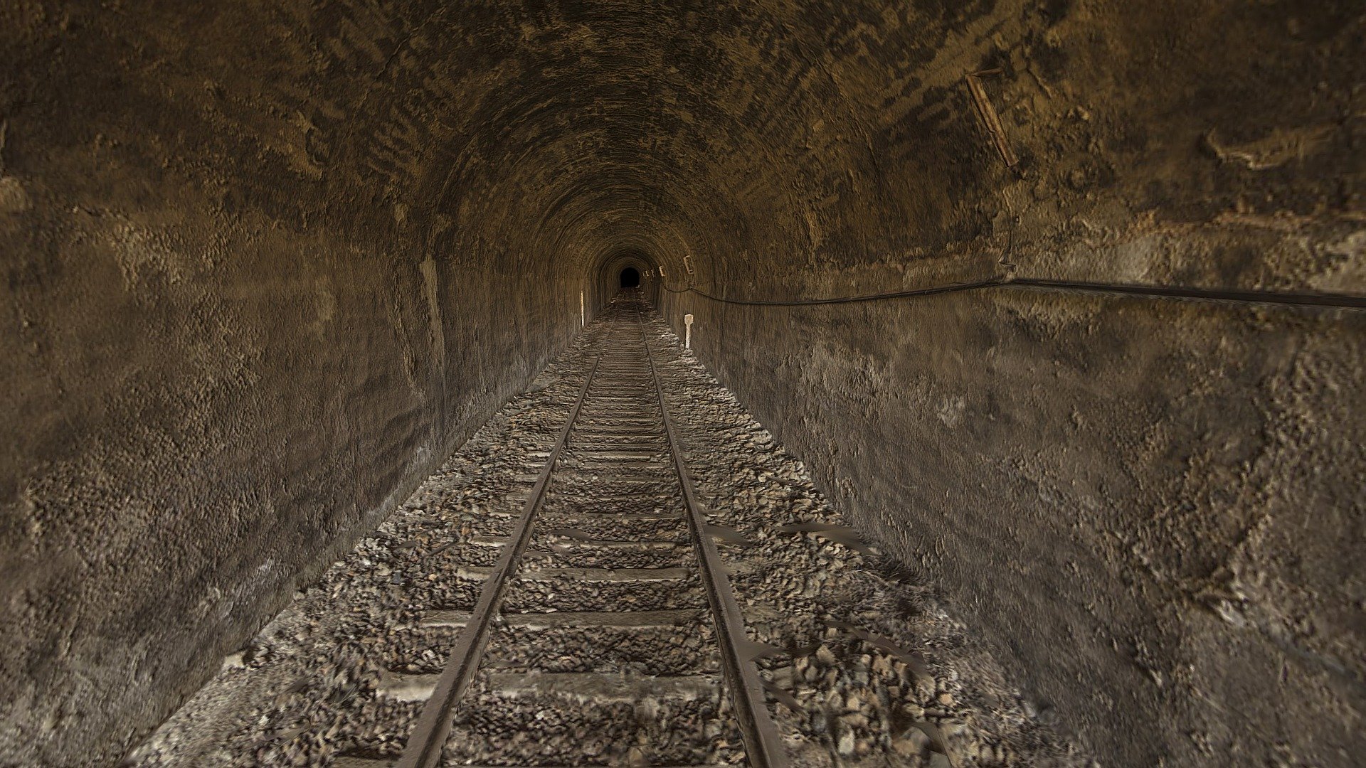 Photogrammetry model of a train tunnel. Perfect for your game scenes, simulations or vfx compositions.