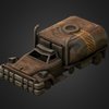 Fallout 2 Tank Truck truck, abandoned, gas, oil, tanker, post-apocalyptic, retro, wreck, rusted, cgi, grunge, tank, 1990s, lorry, vehicle, fallout, noai