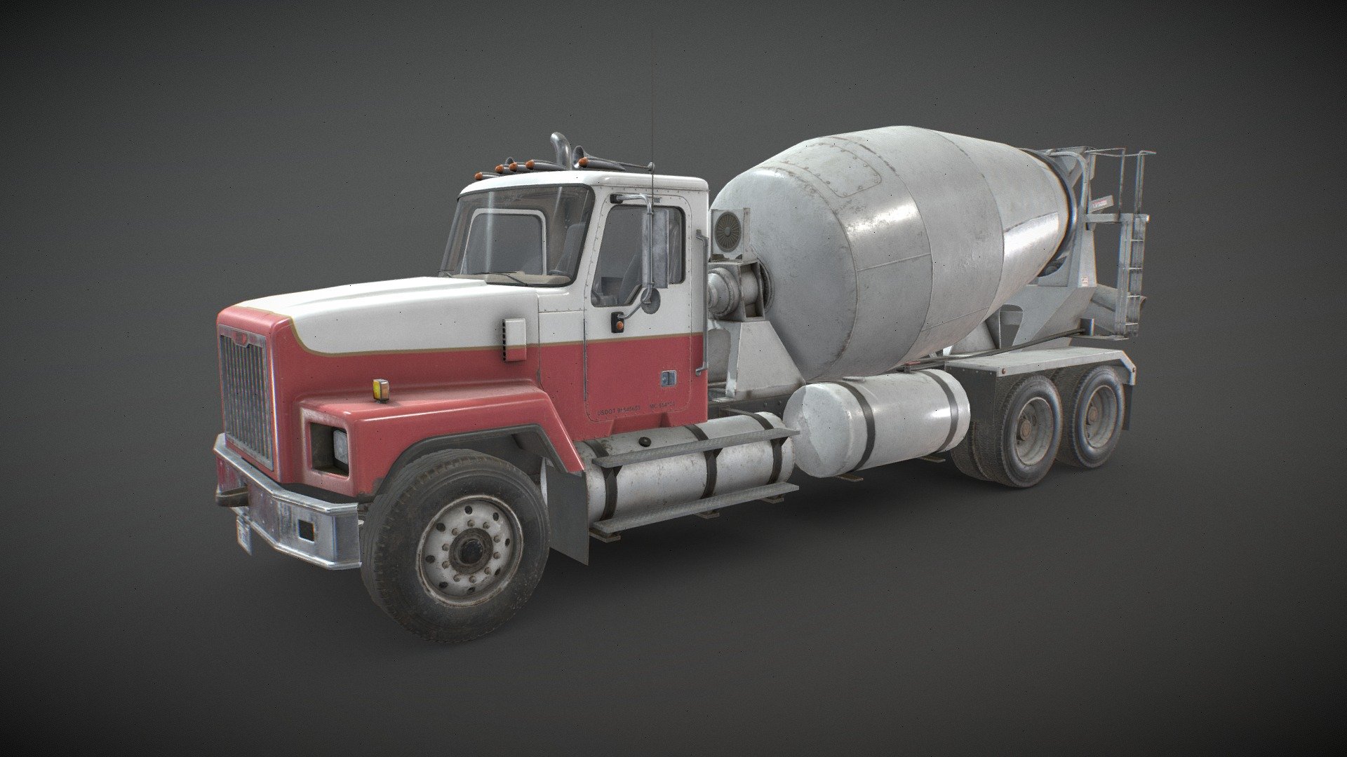 Generic Classic Mixer Truck 3D  low poly model available on Fab: https://www.fab.com/listings/cfad0c37-5904-4aeb-8364-35297e62ef83




The unit of measurement used is centimeters

Doors, wheels, steering wheel, mixer drum, ladder and discharging system are separated and can be easily rigged/animated (model not animated).

Interior is a separate object to detach if needed.

PBR textures made in Substance Painter

All branding and labels are custom made.

Model also compatible with other &ldquo;Classic Truck