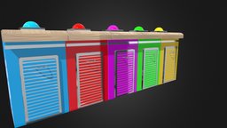Cartoon Car Garage garage, mod, slide, fs, colourful, beamng, free3d, cartoon, 3d, model, car, free, fs22