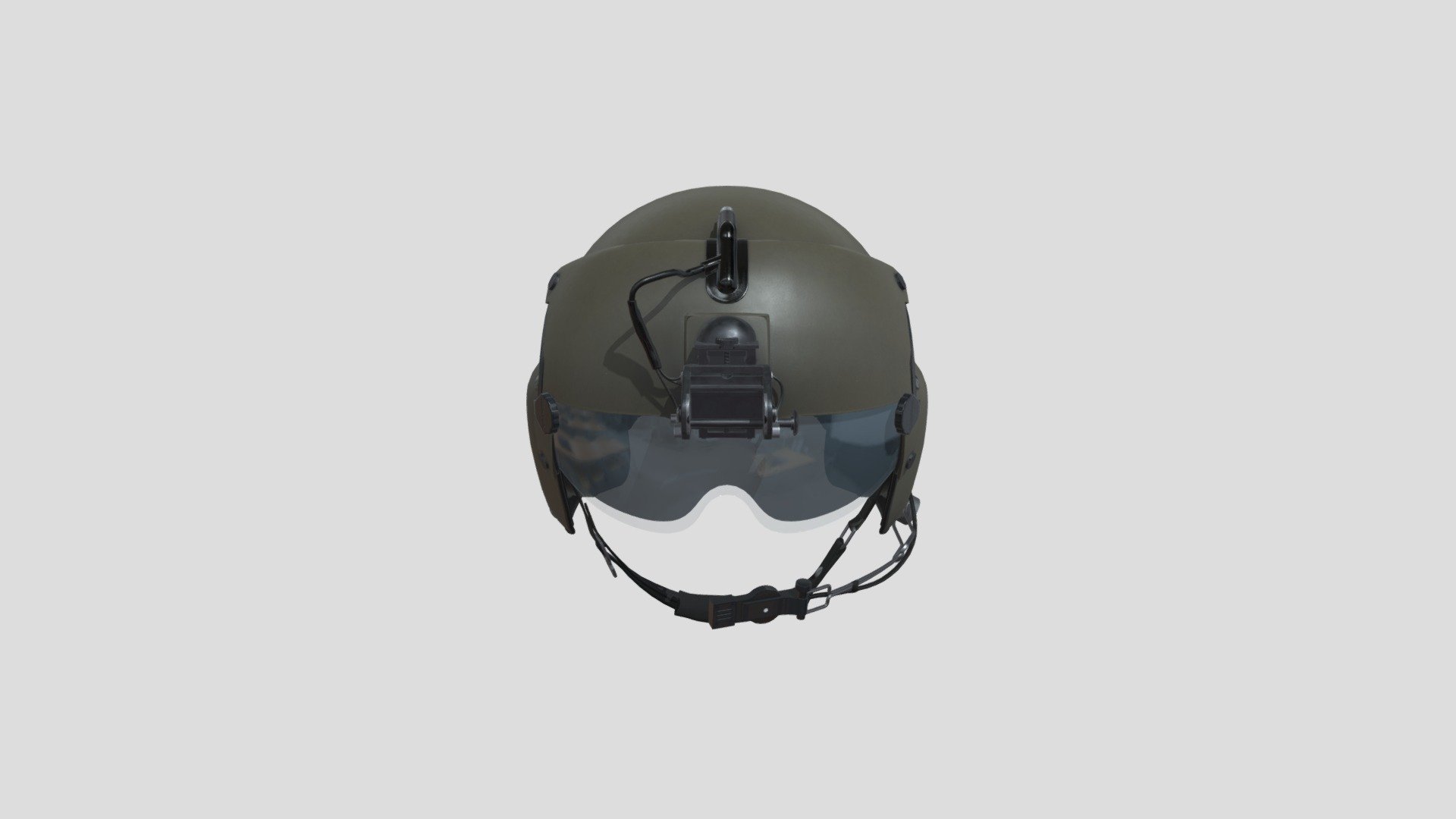 High detailed model of a Gentex helmet.