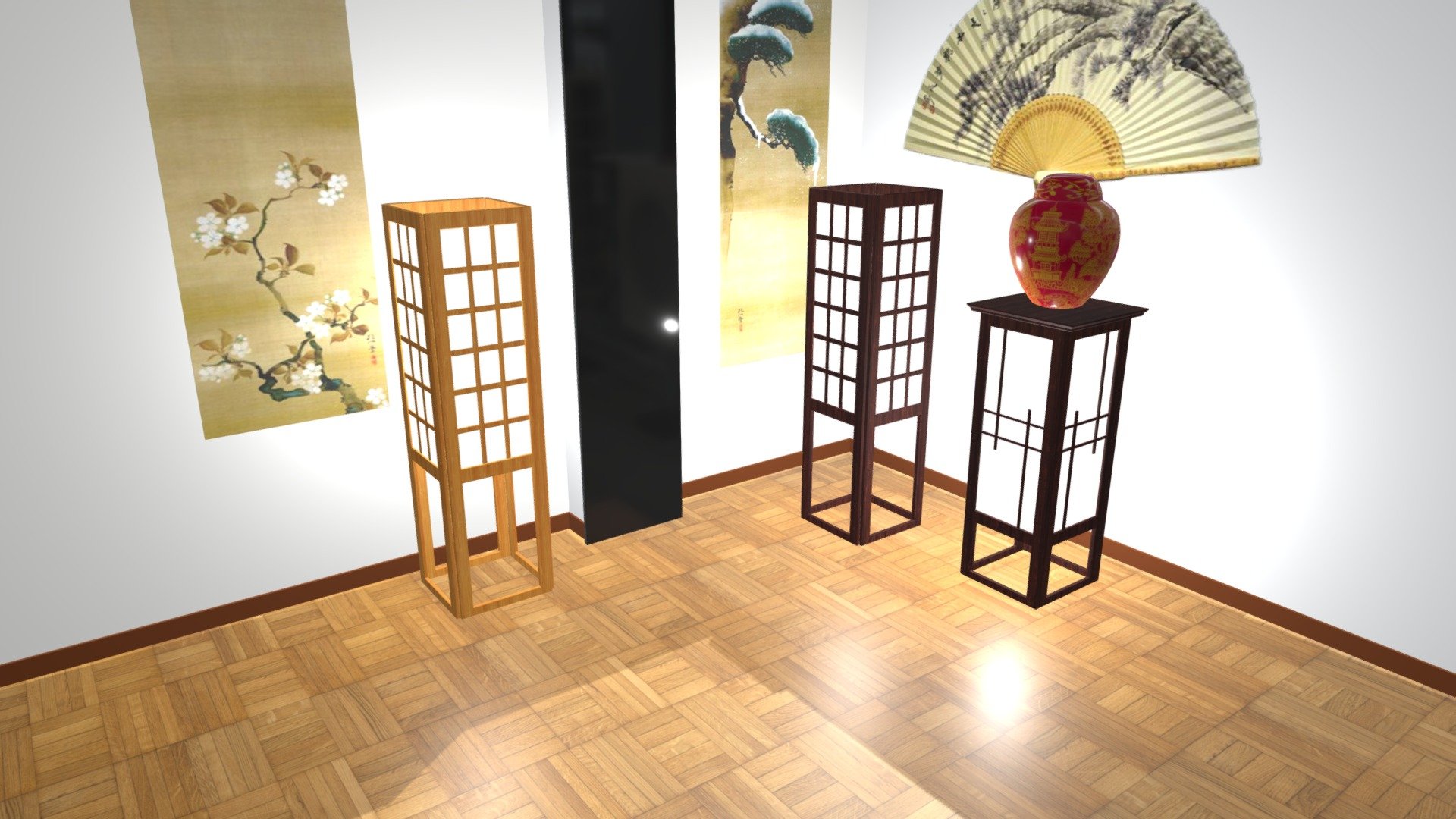 Floor lamp Japanese style