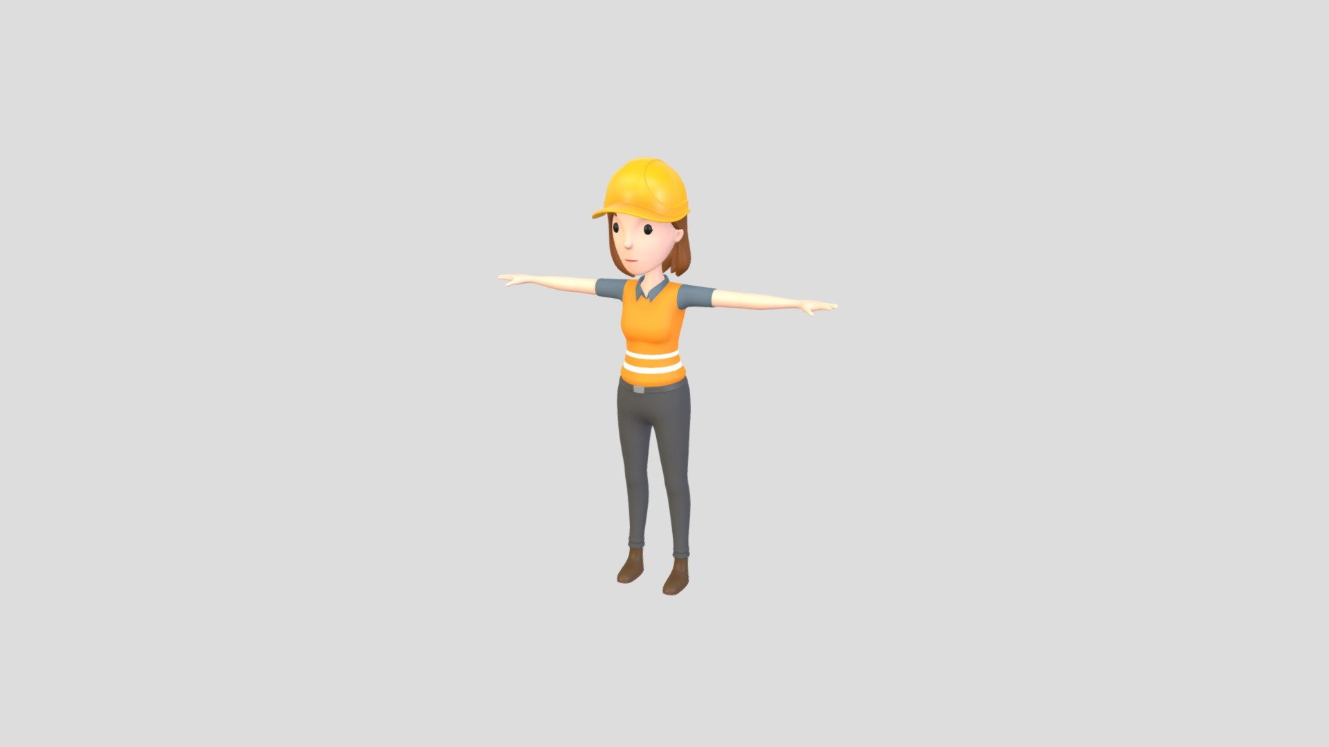 Female Worker character 3d model.      
 
3ds max 2023, FBX and OBJ files    
 


Clean topology                      

No Uvs                              

No Txtr                             
 
No Rig                             

No Animated                        
 


7,249 poly                          

7,163 vert                          

In subdivision Level 0