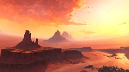 HDRI Post-Apocalyptic Desert Panorama B 360, apocalyptic, desert, post-apocalyptic, unreal, equirectangular, background, hdri, skybox, hdr, 360-degree-panorama, 360-panorama-image, unity, gameready, createdwithai, skyboxforunity, skysphere