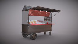 Commercial Prop for Brazilian street food - 1/8 fries, batata, carrocinha, truckfood