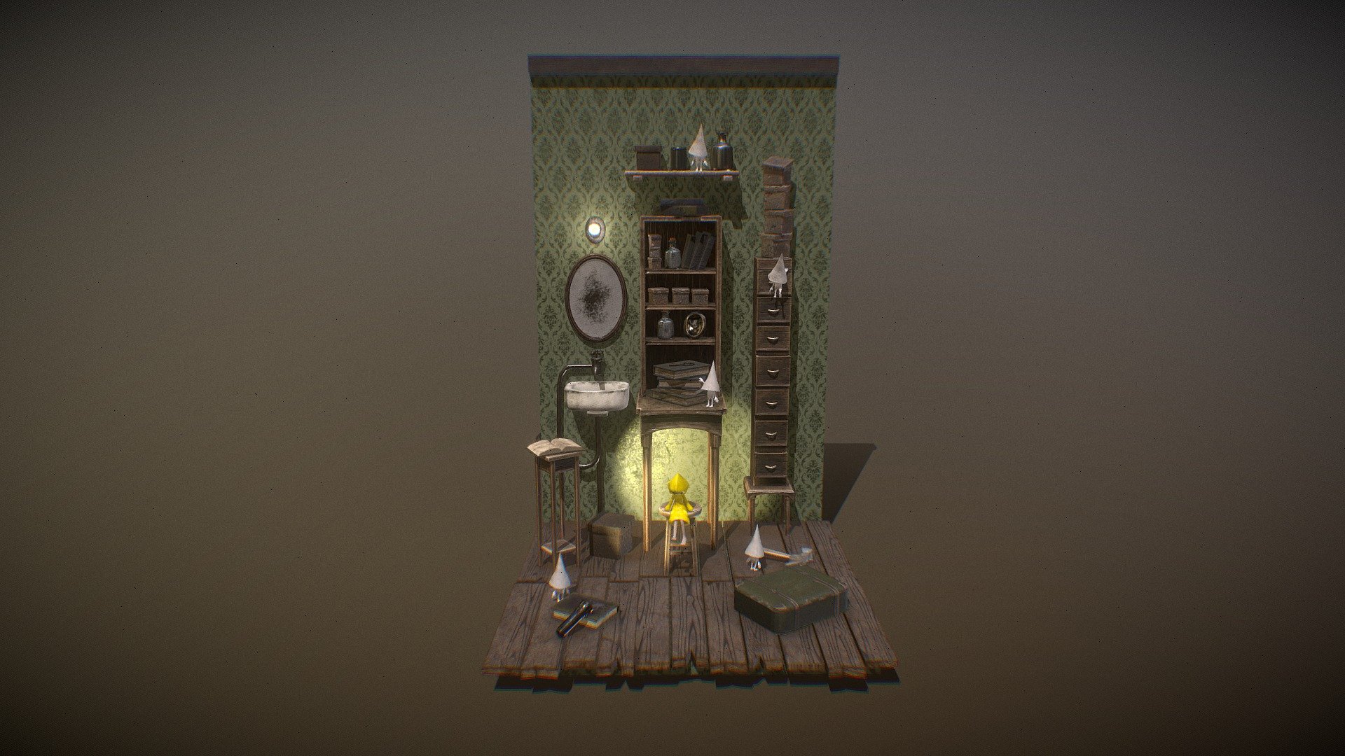 Little Nightmares Inspired 3D Environment